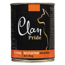 CLAN Pride консервы для собак. Желудочки индейки