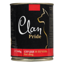 CLAN Pride консервы для собак. Говяжье сердце и печень