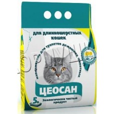 Гигиенический наполнитель “ЦЕОСАН” для длинношерстных кошек впитывающий, 8 л.